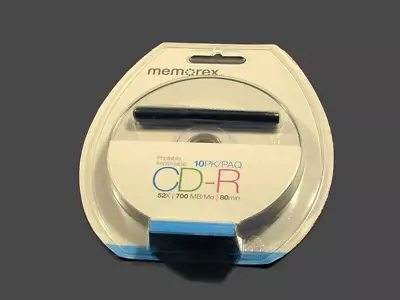 Memorex CD-R 52X 700MB 80min Light Scribe Music Audio 10 Disc Pack • $12.11
