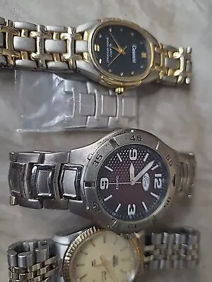 8 Vintage Men's Watches. Sold As Is Parts Repair.  Nice Watches! • $23.96