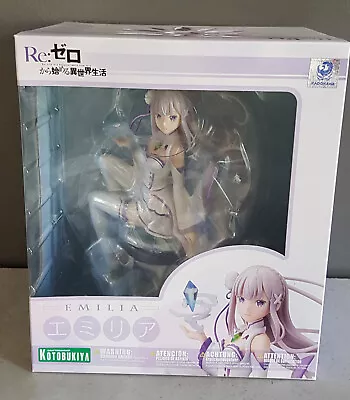 Re:Zero Emilia 1/8 Scale Figure - Kotobukiya 2016 - Brand New & Sealed • £134.99