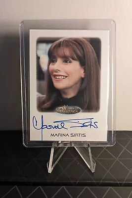 The Women Of Star Trek 2021 Marina Sirtis As Deanna Troi Nemesis Autograph Card • $69.95