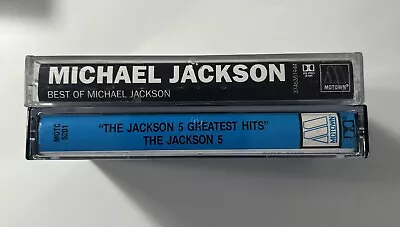 Cassette Michael Jackson Jackson 5 Lot Of Two Motown • $20