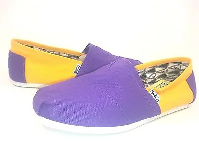 Toms Men's Campus Classics Canvas Shoes University Of East Carolina Us Size 10.5 • $18