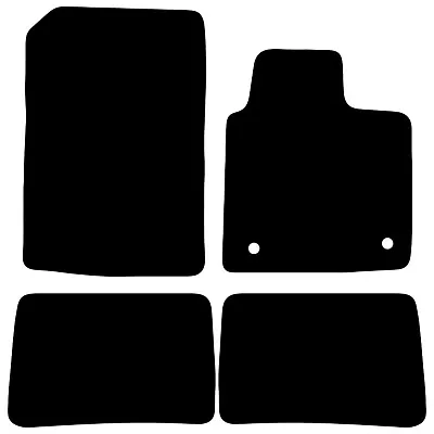 For Renault Twingo MK2 2007 To 2014 Tailored Black Car Floor Mats Carpet 4pc • £13.99