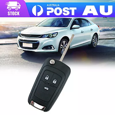 To Suit Holden Barina/Cruze/Trax 3 Button Remote Flip Key Blank Shell/Case AU Q • $8.99