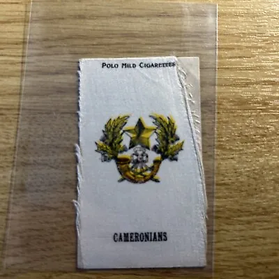 Silk Murrays Polo Cigarette Regimental Badges With Original Backing No7 • £4