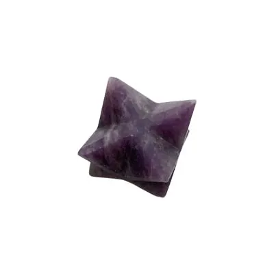 Small Merkaba Star 2cm Lepidolite • £6.95