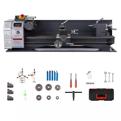 Creworks 22x75cm 1100W Variable Speed Mini Metal Lathe Woodturning Milling Tool • £999.99