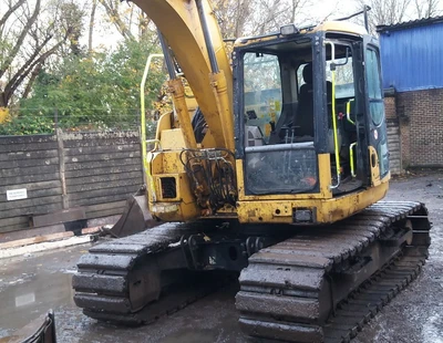 £1 • Buy Komatsu Excavator Pc138-10, Rubber Block Tracks, Air Conditioning, Fully Service