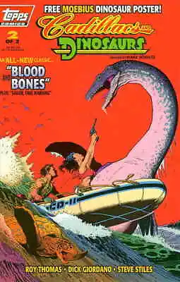 Cadillacs And Dinosaurs (Vol. 2) #2 (with Poster) FN; Topps | Moebius Poster - W • $7.98