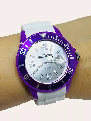 Oversize Watch Michael’s Swim Dive  2.” Face Water Resistant NWOT • $9