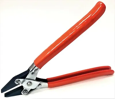 $24.35 • Buy 8  Flat Nose Parallel Action Pliers Serrated Jaw With PVC Coated Handles 200mm 