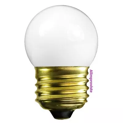 10-PK 7-1/2W S11 CW COOL WHITE E26 7-1/2S11/CW Sign 1500-HR LIGHT BULB NEW 19419 • $20