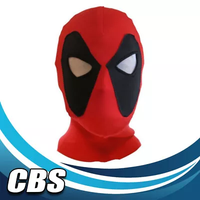 Deadpool Mask X-men Marvel Halloween Movie Party Dressup Cosplay Head Accessory • $12.02