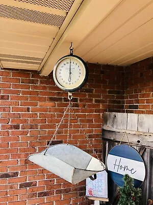 Vintage Old Chatillon Hanging Scale Mercantile Scoop Farm Stand Produce • $125