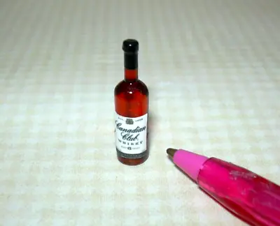 Miniature Single Liquor Bottle For The DOLLHOUSE Bar #10 1:12 Scale 1  Tall • $2.98
