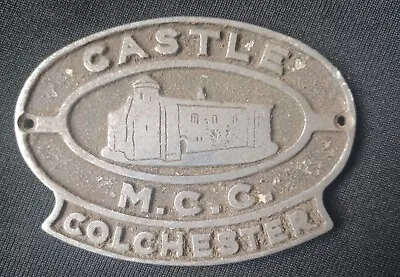 £0.99 • Buy Vintage Castle MCC Colchester Motorcycle Club Badge