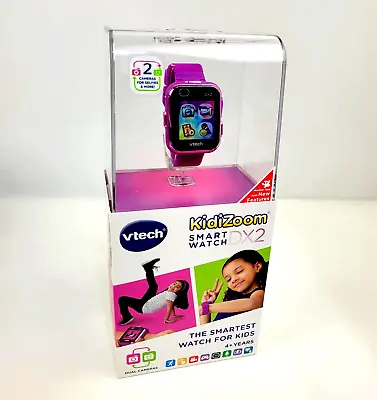 VTech KidiZoom Smartwatch DX2 Purple Smart Watch For Kids Camera Video Games NEW • $39.97