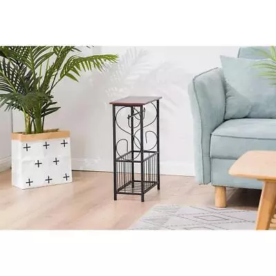 Hot Bathroom Small Toilet Paper Table Holder Magazine Rack Stand Organizer Home • $22.98