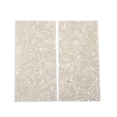 SUPVOX 2pcs Inlay Material White Mother Of Pearl Shell Blanks Sheet Rectangle • $17.06