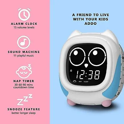 Alarm Clock For Kids Bedroom Tabletop Music Wake Up Light W/ Bluetooth Speaker • $56.11