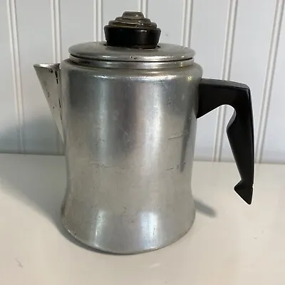 Vintage Small MIRRO Stovetop Camping Percolator Coffeepot Aluminum • $15