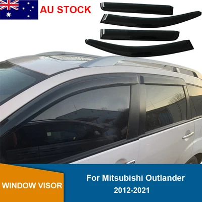 $44.70 • Buy Premium Weathershields Weather Shields Sun Visors For Mitsubishi Outlander 12-21