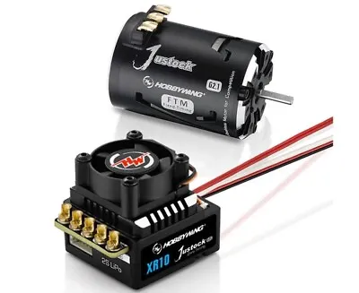 Hobbywing XR10 Justock G3S ESC & SD G2.1 Motor Combo JS4 13.5 (13.5t) 38020371 • $119.99