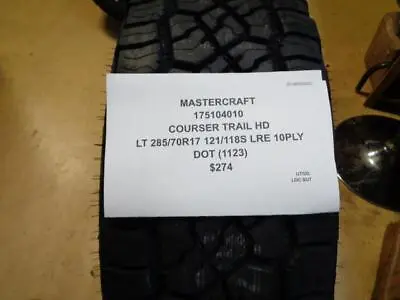 Mastercraft Courser Trail Hd Lt 285 70 17 121 118s Lre 10ply Tire 175104010 Bq4 • $238.49