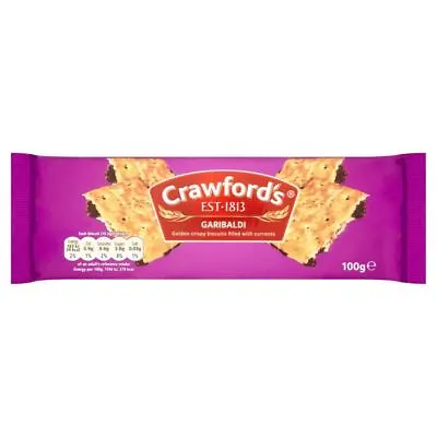 Crawford's Garibaldi Biscuits 18x100g • £18.06