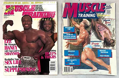 2 MUSCLE TRAINING ILLUSTRATED Mags - JANUARY And FEBRUARY Of 1990 Rare! • $12.95