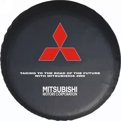 Car 32 -33  Spare Wheel Tire Cover For Mitsubishi Montero Black Vinyl Tyre Cover • $20.99