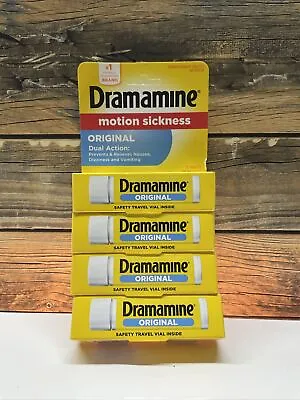 4pack Lot Dramamine Original Formula Motion Sickness Relief | 12 Count Exp 10/25 • $24