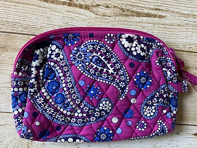 New Vera Bradley Medium Cosmetic Bag In Boysenberry • $35