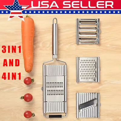 Manual Slicer Grater Multi-Purpose Hand-held Stainless Steel Shredder Grater • $11.88