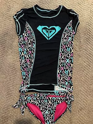 Roxy Girls Size Medium Swimsuit 2 Piece • $7.50