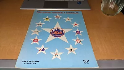 1976 New York Mets Baseball Scorecard Program READ • $7