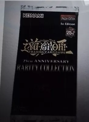 First Edition YU GI OH 25th Anniversary Rarity Collection 3 Single Booster Packs • £10