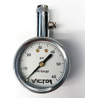 Victor V881 Professional Tire Gauge 5-60psi With Bleeder Valve • $4