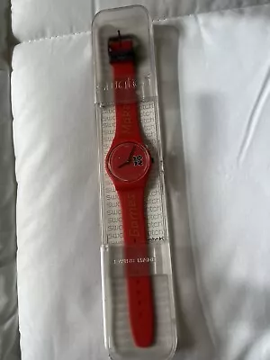 Swatch Official London 2012 Olympics Games Maker Wrist Watch • £15