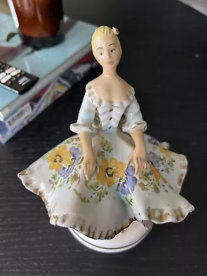 Vintage Made In Italy Capodimonte(?) Dancer Figurine Figure Lady Ornament • £29.99