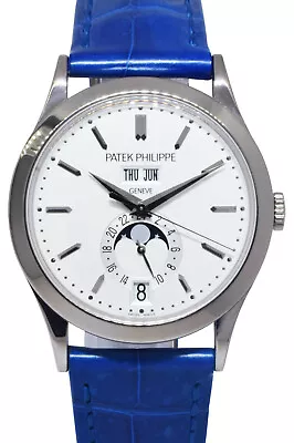 Patek Philippe 5396 18k White Gold Annual Calendar 38mm Mens Watch B/P '10 5396G • $47495