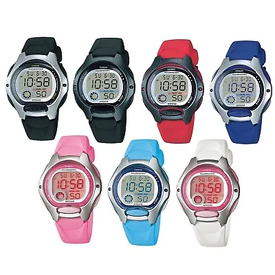 Casio LW-200 Series Silver Black Red Blue Pink Women's 50m Digital Sports Watch • $41.95