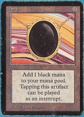 Mox Jet Alpha HP/DAMAGED (Reserved List Power 9 MTG Magic Card) 389101 ABUGames • $8801.49