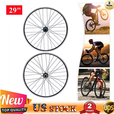 29  MTB Bike Wheel Set Quick Release Aluminum Alloy Hub Disc Brake Rim • $95