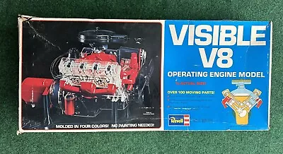 $49.90 • Buy 1977 Revell Visible V8 Operating Engine Model 1/4 Actual Size Original Paper Box