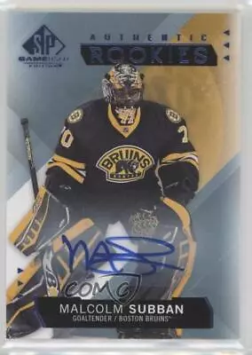 2015-16 SP Game-Used Authentic Rookies Blue Malcolm Subban #125 Rookie Auto RC • $10.32