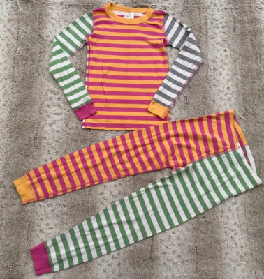 $7.99 • Buy Hanna Andersson Girls Pajamas Long Johns Size 140cm 10 Years
