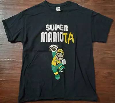 Vintage Gildan Mens Sz L Super Mario Marcus Mariota Oregon Ducks Football Shirt! • $38.95