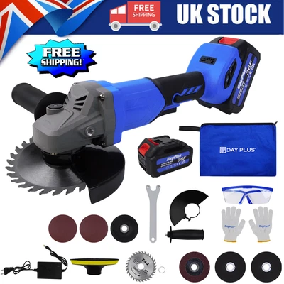 £38.23 • Buy Brushless Cordless Angle Grinder + Battery & Cutting Disc Grinding & Polishing 