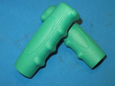 Vintage Retro Style Bicycle Green Handlebar Grips Fits 7/8  Handlebar - New • $4